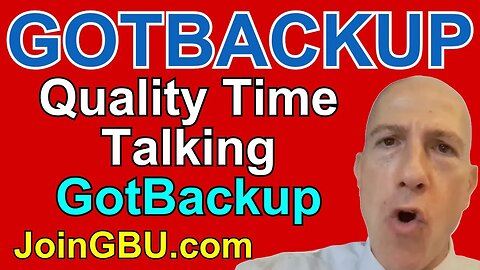 GOTBACKUP: Quality Time Talking GotBackup with Marc Shamus