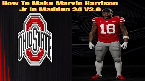 How To Make Marvin Harrison Jr In Madden 24 V 2.0