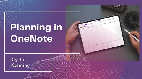 Planning in One Note: How to use One Note on a daily basis