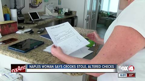 Woman defrauded in $10,000 check washing scam