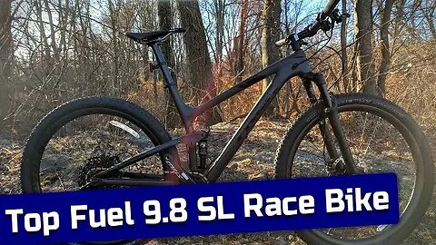 XC MTB Race Bike - Trek Top Fuel 9 8 SL Carbon Mountain Bike Feature Review and Weight