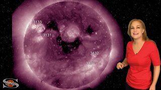The Sun Puts on a Happy Face for Halloween | Solar Storm Forecast 10.28.2022