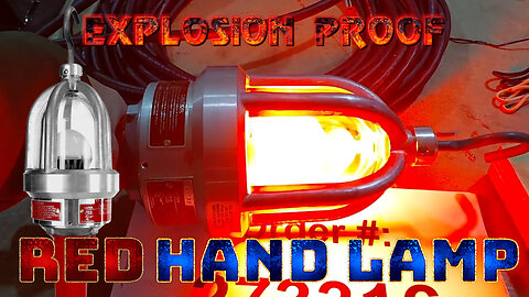 RED LED Drop Light / Explosion Proof Trouble Light