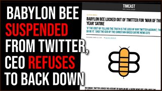 Babylon Bee Suspended From Twitter, CEO Refuses To Back Down