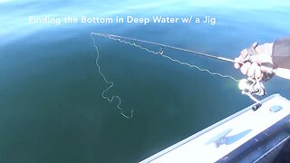 Walleye Fishing Tips | Finding Bottom with a Jig in Deep Water