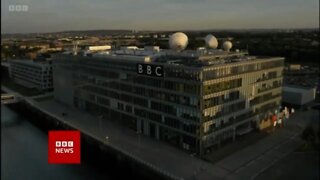 BBC News at One - Doubled audio technical issue during Sombre intro