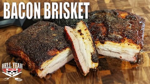 Bacon Brisket? AMAZING COOK on a Pellet Grill! 1st cook on #ZGrills 7002F