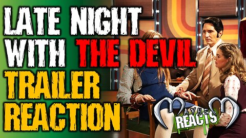 LATE NIGHT WITH THE DEVIL REACTION - Late Night With the Devil - Official Trailer | HD | IFC Films