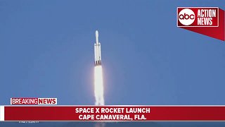 Space X rocket launch
