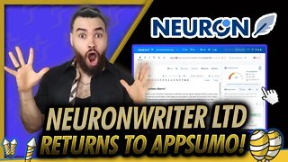 NeuronWriter Is Back! MUST Have AppSumo Lifetime Deal - Stacking 5 Codes ✍ Josh Pocock
