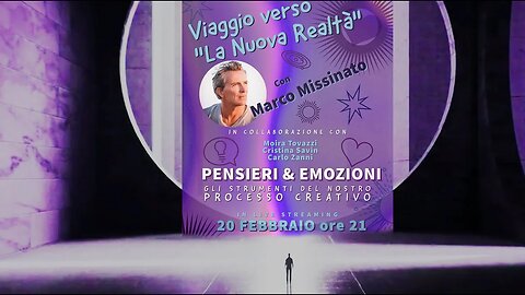 "PENSIERI & EMOZIONI" Gli strumenti del nostro processo creativo - Marco Missinato