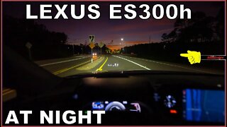 AT NIGHT: Lexus ES300h ULTRA LUX - Interior & Exterior Lighting Overview