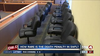 How rare is the death penalty in Southwest Florida?