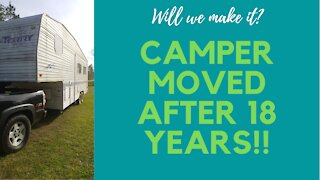 Moving camper after setting for 18 years! 𝑨𝒍𝒐𝒕 𝒐𝒇 𝑾𝒐𝒓𝒌 𝑨𝒉𝒆𝒂𝒅!