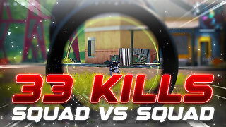 CRAZY 33 KILLS Squad VS Squad in FARLIGHT 84!!