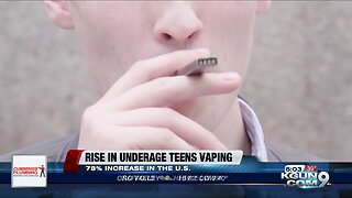 78% increase of teens vaping across the country; local student organization helping lower number