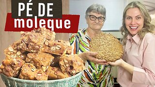 MINHA TIA REVELOU A RECEITA MAIS SABOROSA DE PE DE MOLEQUE QUE EXISTE, VOCÊ PRECISA CONHECER.