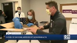 First COVID-19 vaccine shipment arrives in Arizona