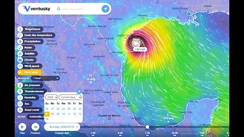 HISTORIC & VERY DANGEROUS CAT4 HURRICANE BERYL TAKES AIM AT ??? MODELS SHOW.....