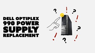 Dell Optiplex 990 Yellow Blinking Light Fix