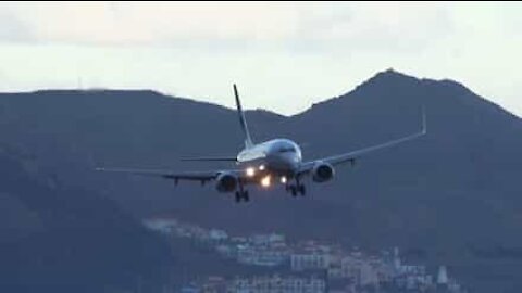 Forte tempesta rende difficile l'atterraggio a Madeira