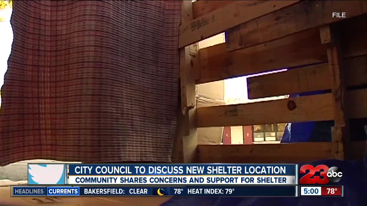 City council to discuss new shelter location