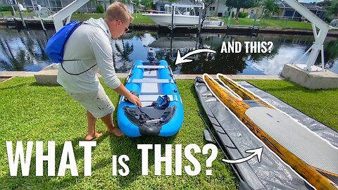 WHAT IS THIS? - fastest paddlecraft tested & I put a motor on it!