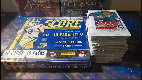 2022 Score Hybrid Box vs Crappy 2023 Topps Series 1 crap packs