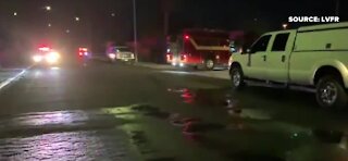 Person found dead in car on fire in Las Vegas