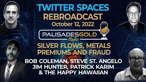 Palisades Twitter Spaces - Silver Flows, Metals Premiums and Fraud