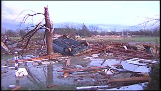 Reaction to damage from 1992 Indiana tornadoes