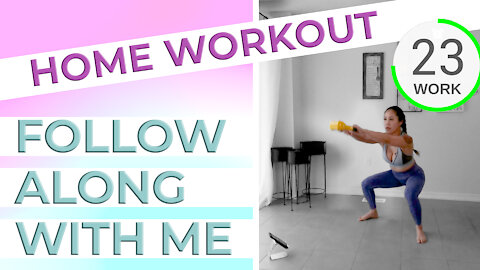HOME WORKOUT | Follow Along For 2 Rounds 💕