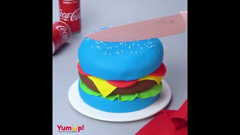 So Yummy HAMBURGER Cake Decorating Recipes So Tasty Fondant Cake Decorating Ideas 3