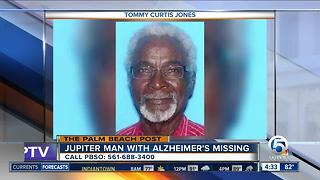 77-year-old man with Alzheimer's missing