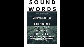 Sound Words, The Preaching of Jesus Christ According to the Revelation of the Mystery