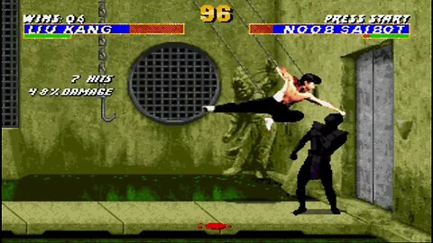 Ultimate Mortal Kombat Trilogy (Genesis) - Liu Kang MKI - Hardest - No Continues.