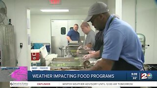 Weather impacting food programs