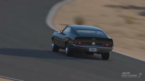 Gran Turismo 7 PS5 | Mustang Mach 1 '71 | Willow Springs International Raceway - 2