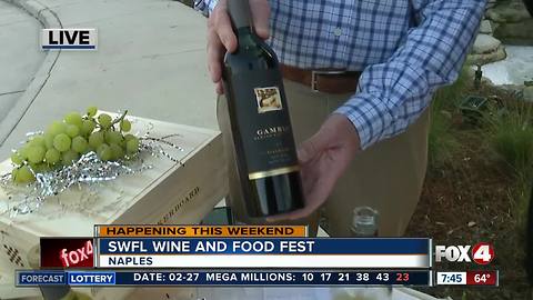 Southwest Florida Wine and Food Festival to benefit children -- 7:30am live report