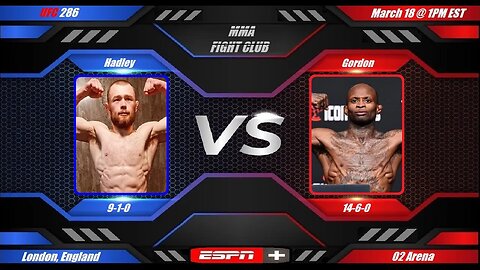 UFC 286: Jake Hadley vs. Malcolm Gordon - Fight Breakdown & Prediction