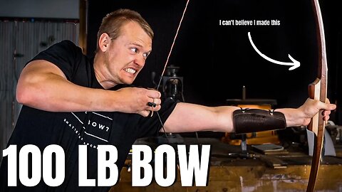 DIY | MONSTER BAMBOO/IPE 100LB BOW BUILD! "A complete beast" (pt. 3)