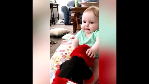 funny babies reaction