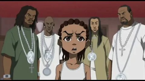 Riley Freeman tries to join a Gang #foryou #theboondocks #hueyfreeman #anime #sigma