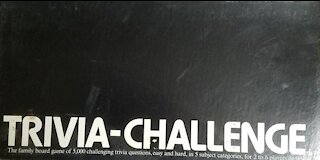 Trivia-Challenge Board Game (1984, The Canada Games Company) -- What's Inside