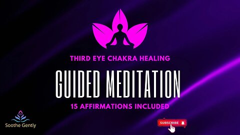 Third Eye Healing Guided Meditation - 10 mins. #thirdeye