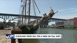 Cleveland teens sail for a week on tall ship