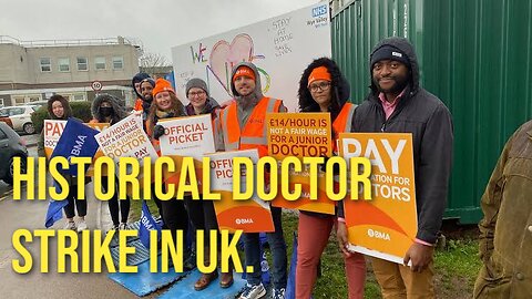 Junior and Senior Doctors Strike in England Central _ NHS Crisis