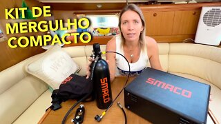 Kit de Mergulho Compacto SMACO S700 2L - Sailing Around the World