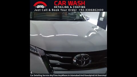 Toyota Fortuner After Full Glass Coating - Car Detailing +923306862400