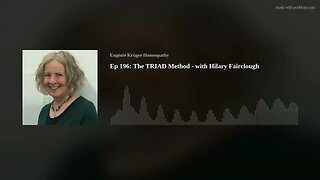 Ep 196: The TRIAD Method - with Hilary Fairclough